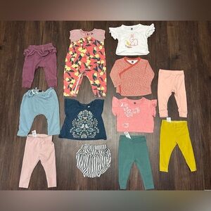 EUC Tea Collection girls 3-6M Clothing Lot